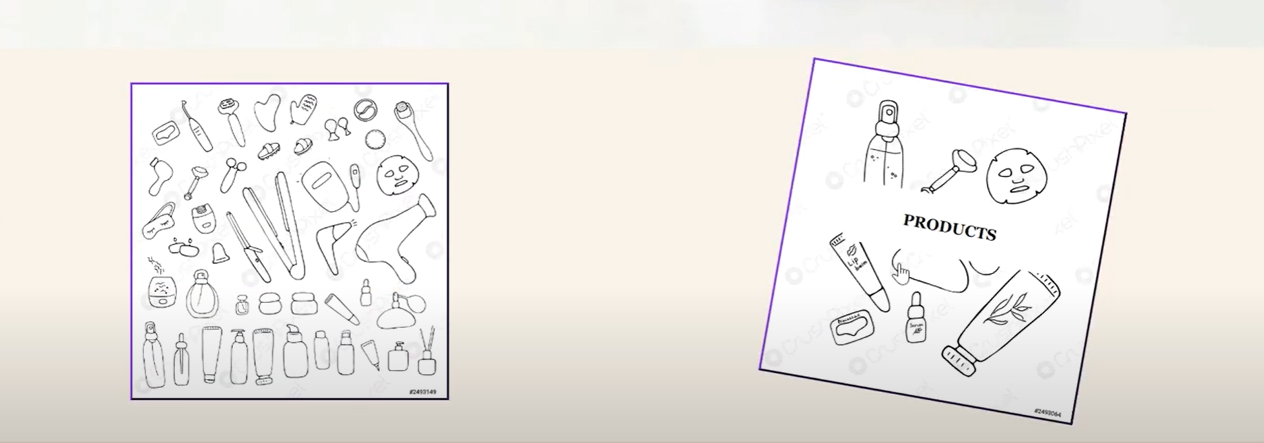 Website for skin care products
